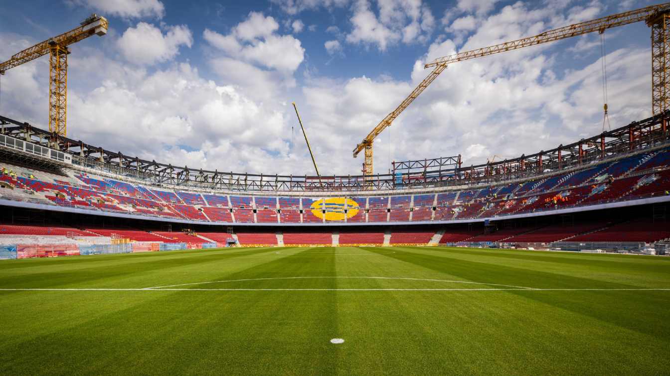 Construction of Spotify Camp Nou