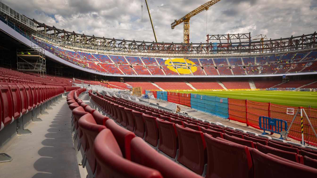 Construction of Spotify Camp Nou