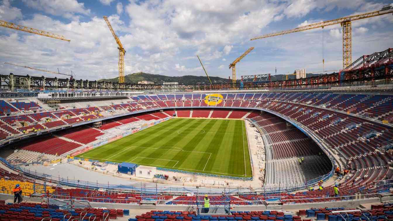 Construction of Spotify Camp Nou