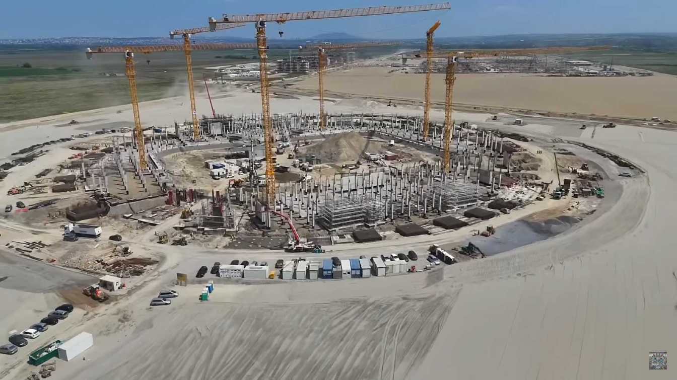 Construction of Nacionalni Stadion