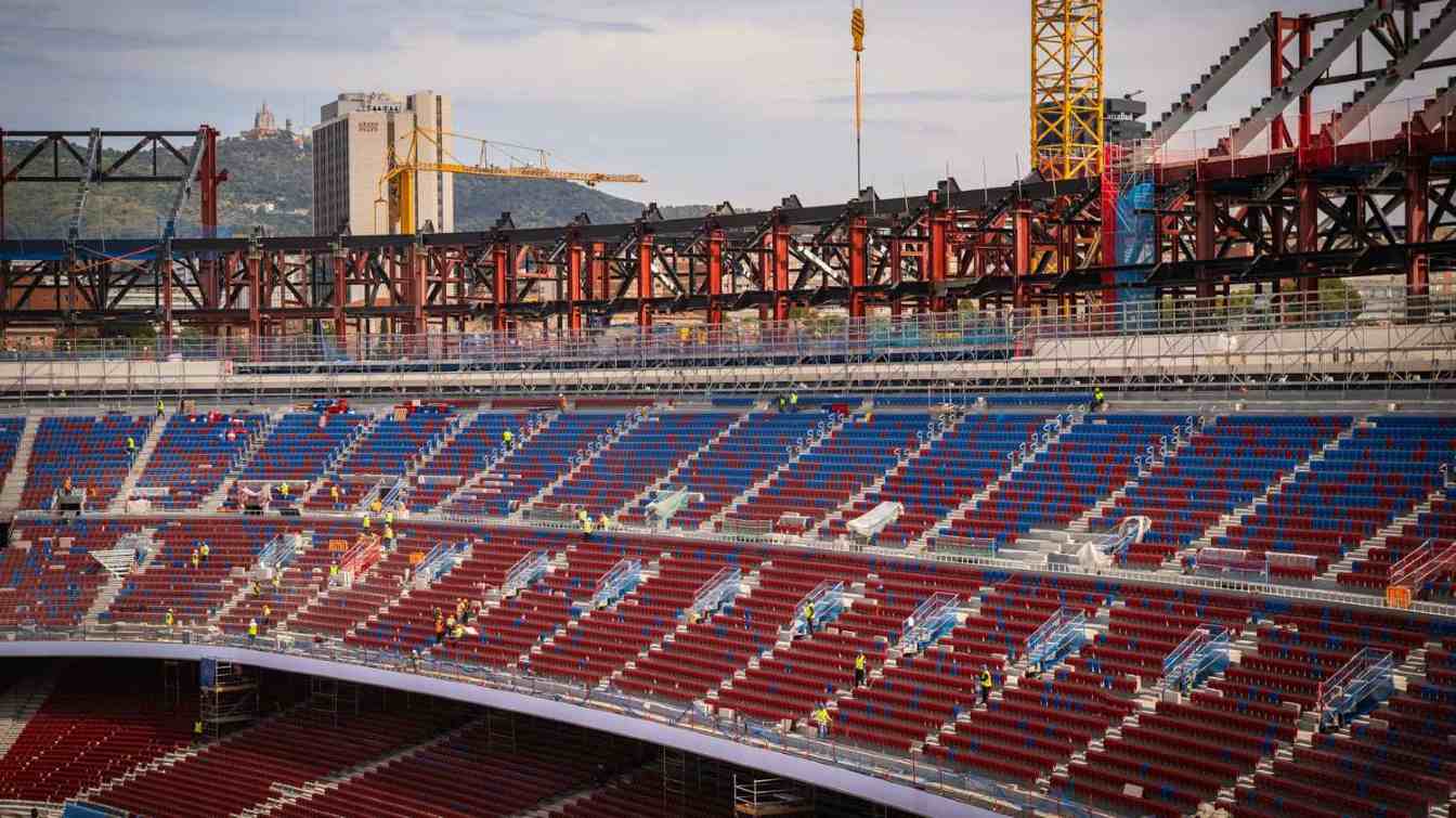 Construction of Spotify Camp Nou