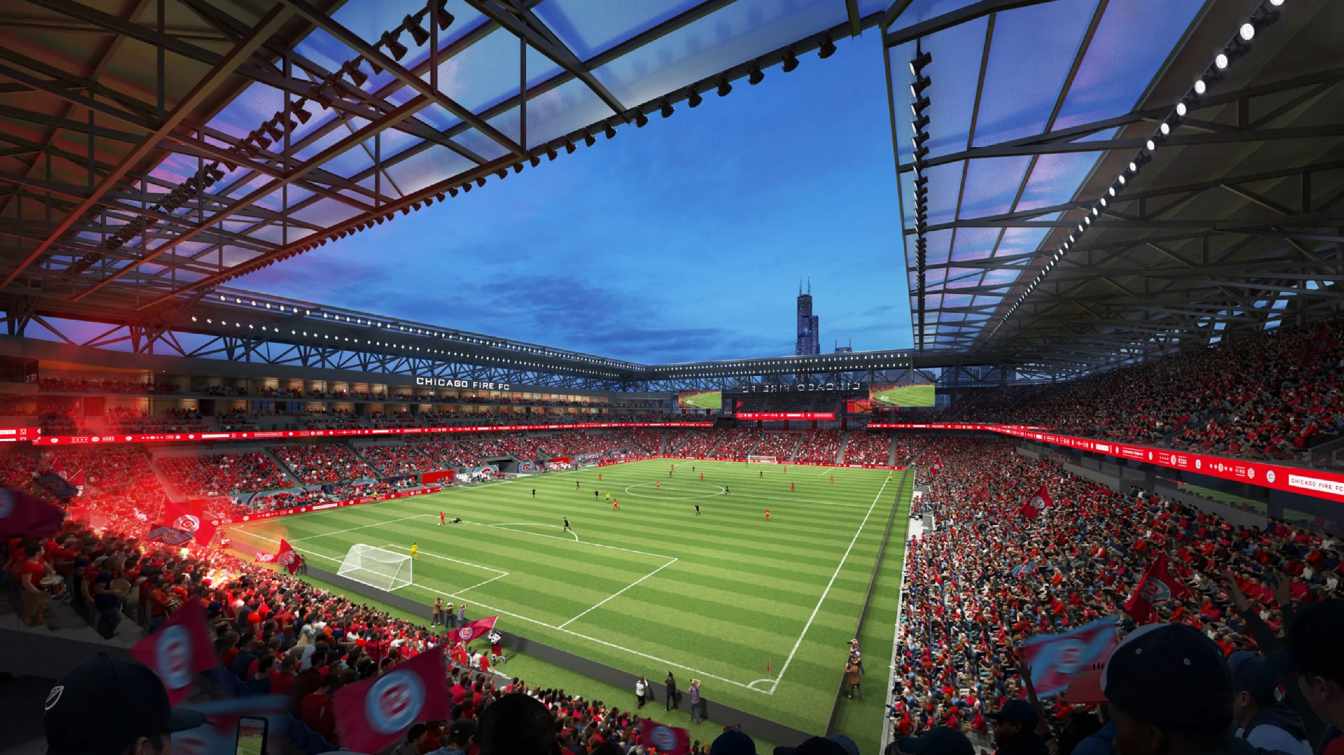 First renderings of Chicago Fire FC stadium revealed