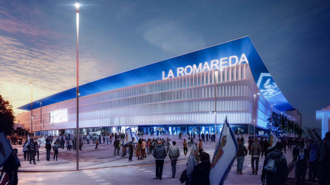 La Romareda will be the third stadium in the second division with a commercial name after Abanca-Riazor and SkyFi Castalia.