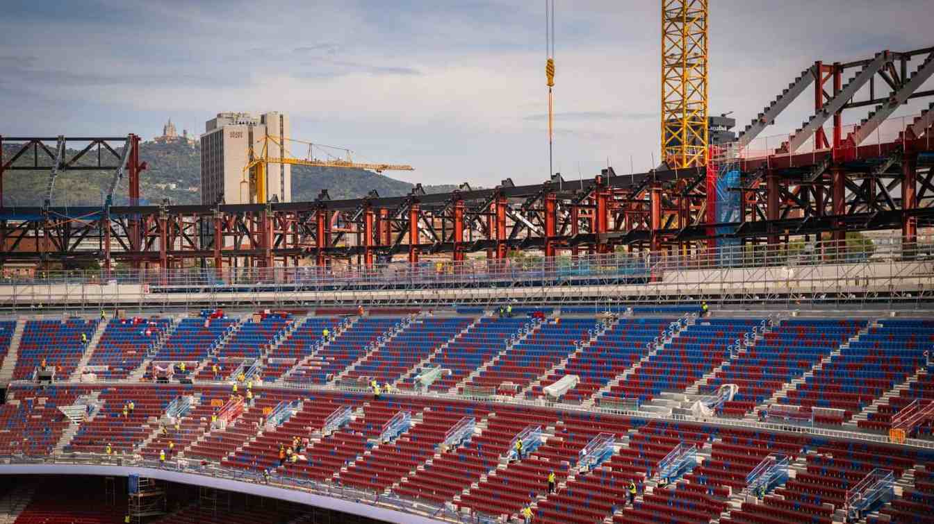 Construction of Spotify Camp Nou