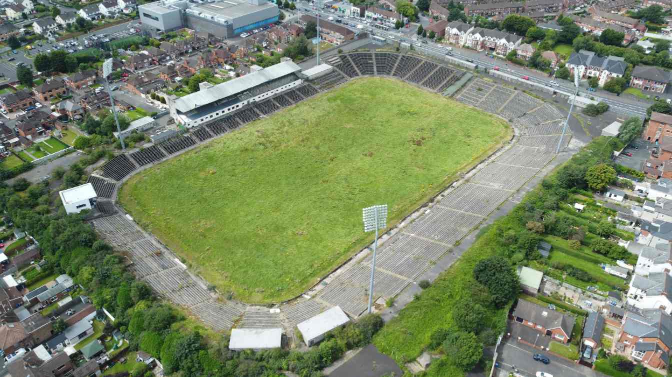 Casement Park has been closed since 2013.