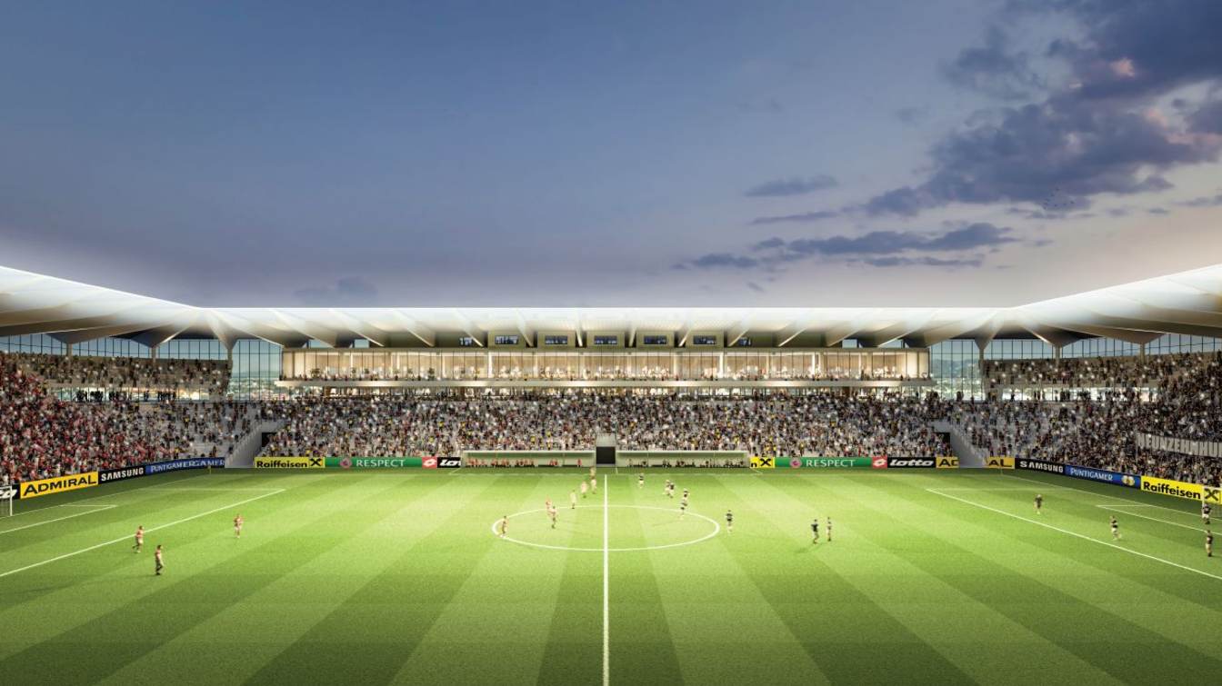 Design of Merkur Arena (Stadion Graz-Liebenau)
