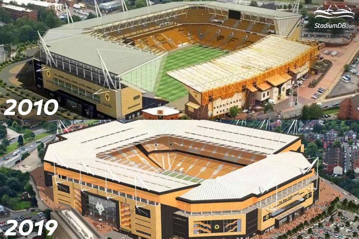 The upgrade plan in 2010 envisaged a capacity of 38,000. The second, from 2019, increased that number to 50,000 seats.