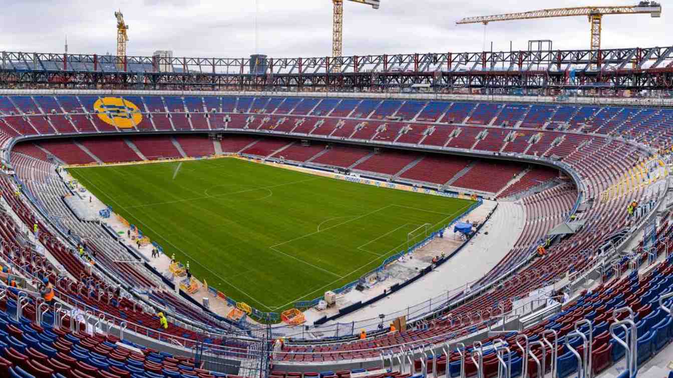 Construction of Spotify Camp Nou