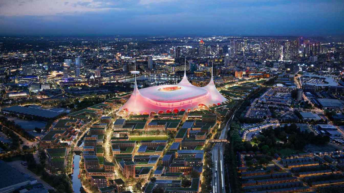 Design of New Trafford Stadium