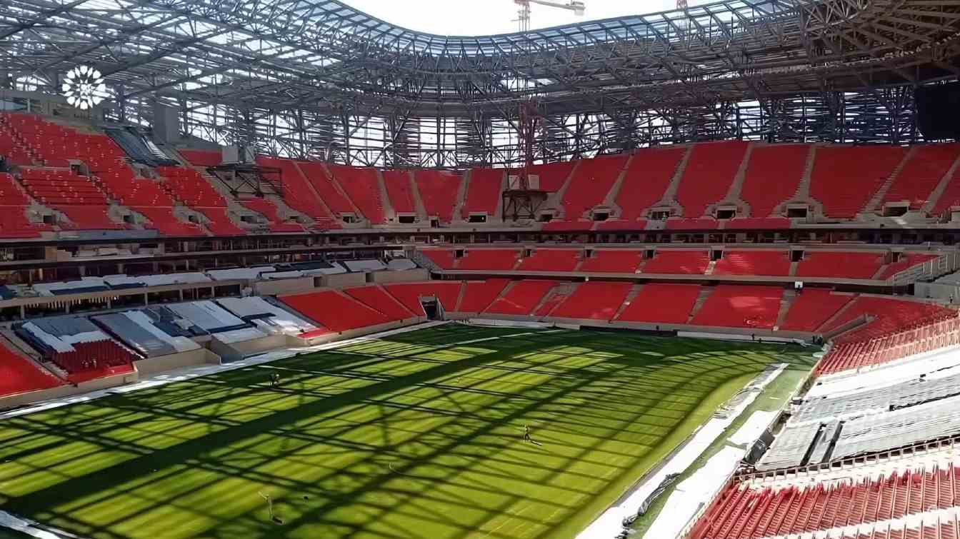 Construction of Stade Moulay Abdellah
