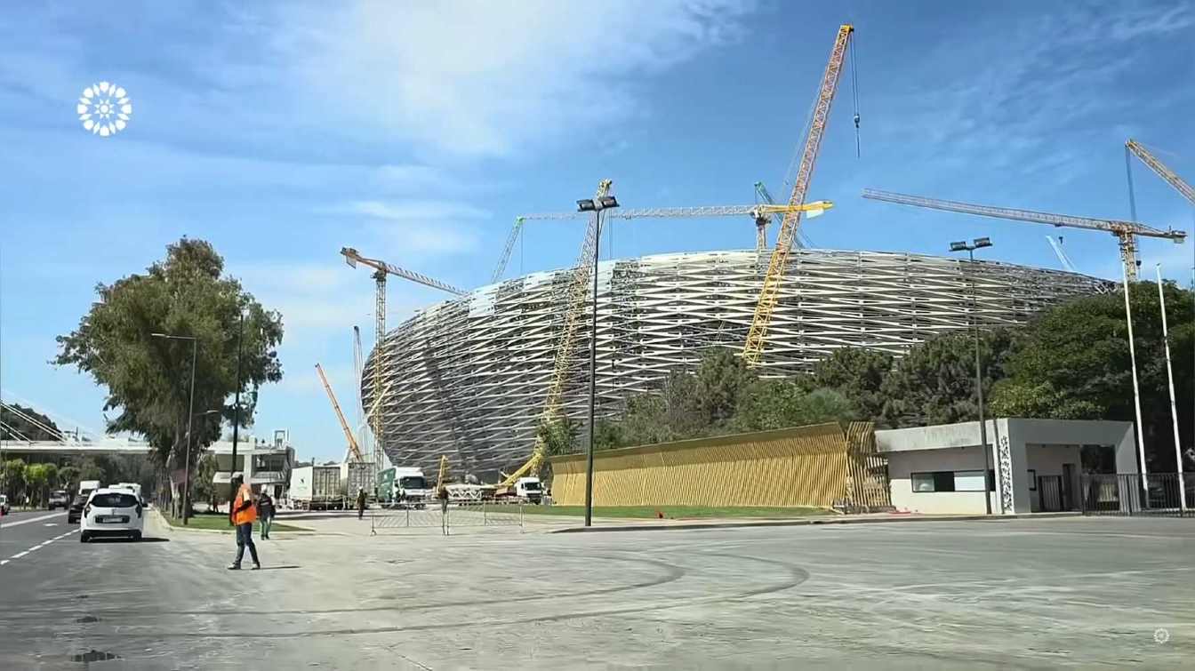 Construction of Stade Moulay Abdellah