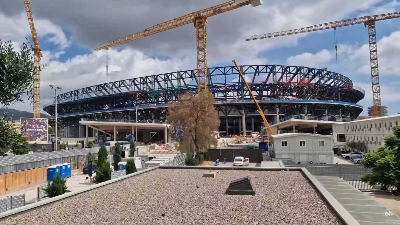 Construction of Spotify Camp Nou