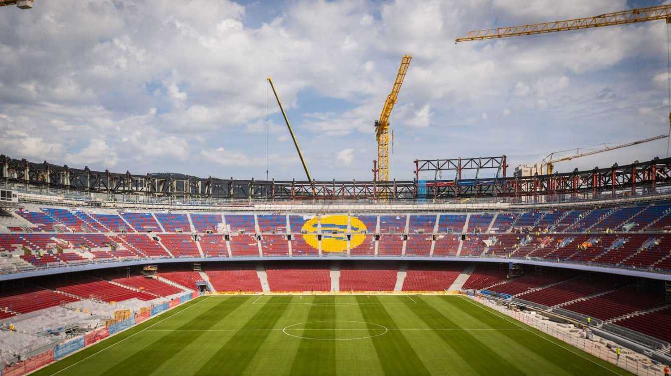 Construction of Spotify Camp Nou