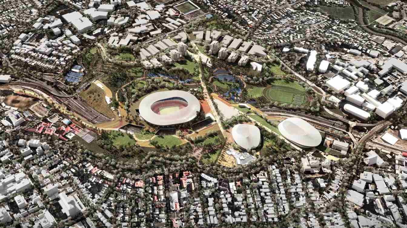 Design of Victoria Park Olympic Stadium