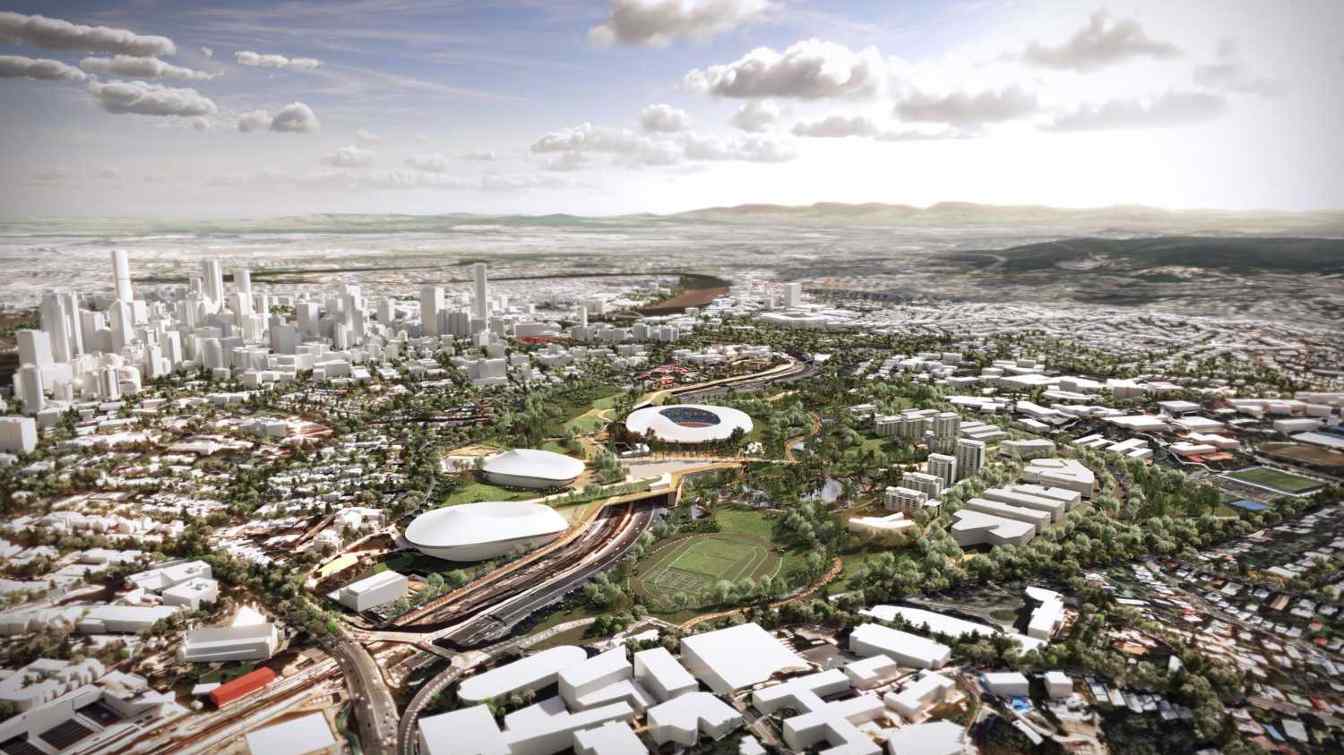 Design of Victoria Park Olympic Stadium