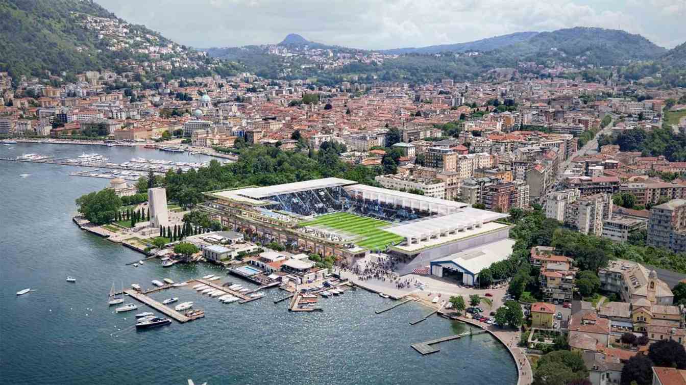 Design of Stadio Giuseppe Sinigaglia