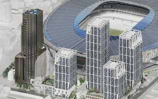 England: Premier League match viewed from a skyscraper? Tottenham unveils new project