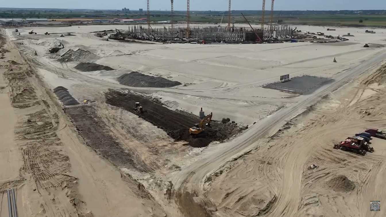 Construction of the National Stadium