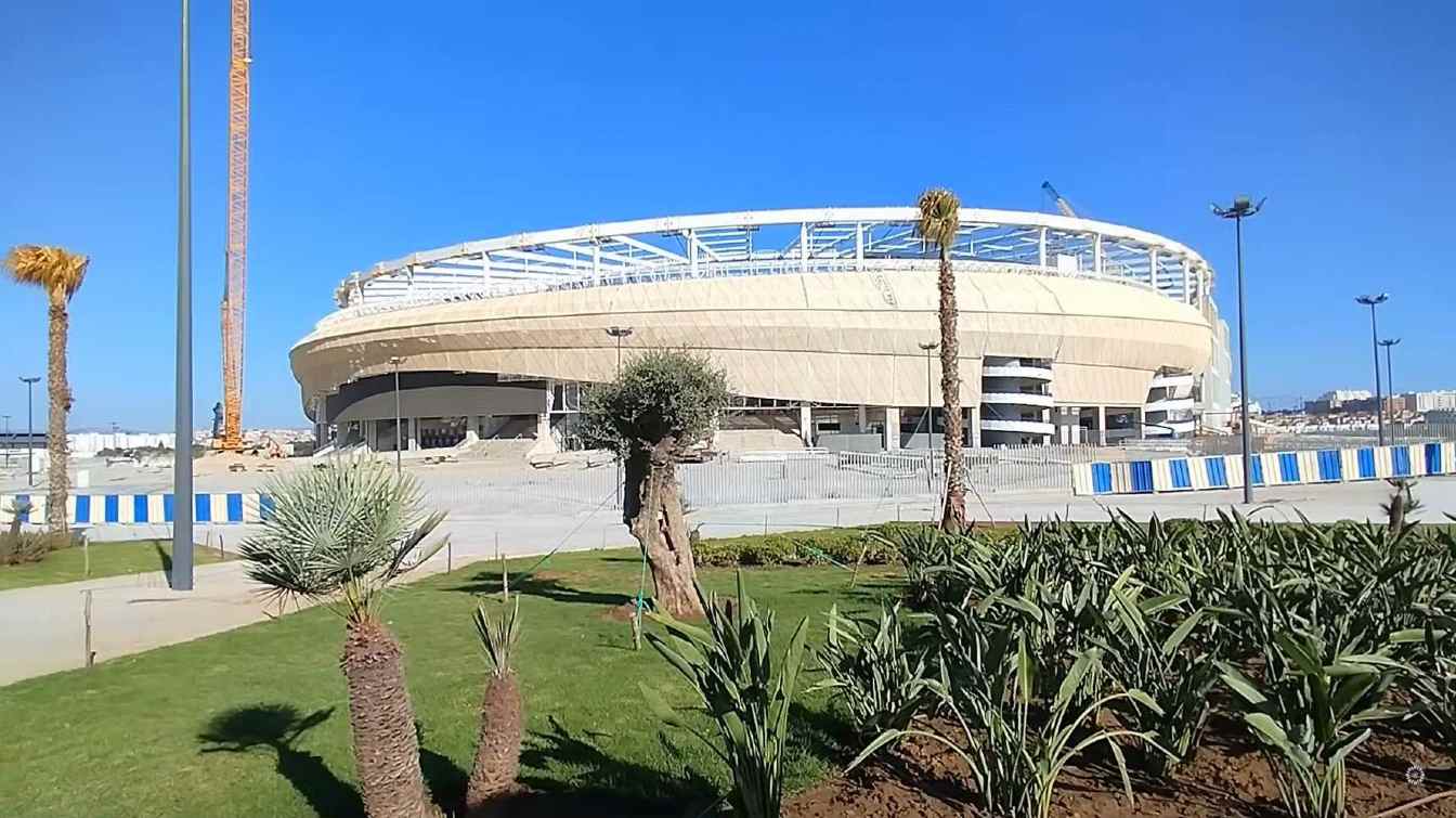 Construction of Grand Stade de Tanger