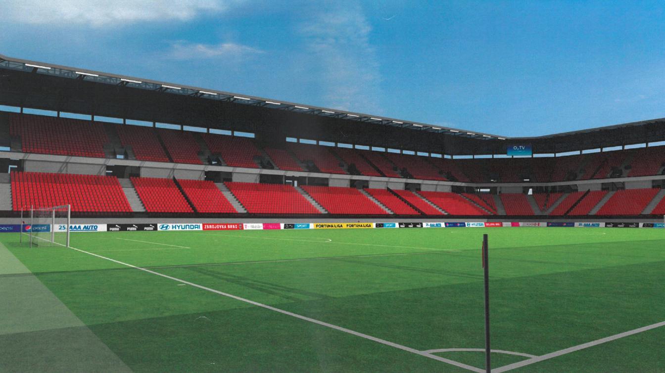 Potential look of Zbrojovka’s new stadium