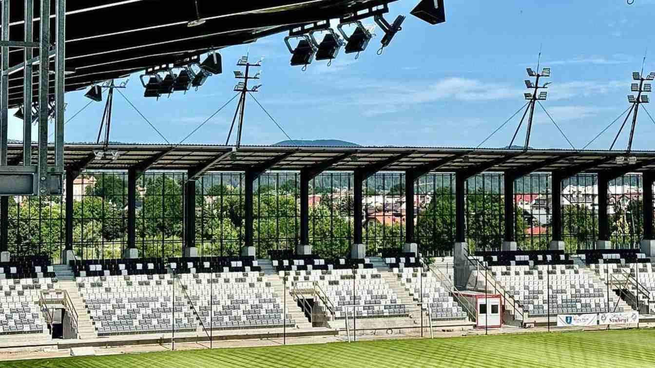 Construction of Stadion Miejski w Nowym Sączu (Stadion Sandecji)