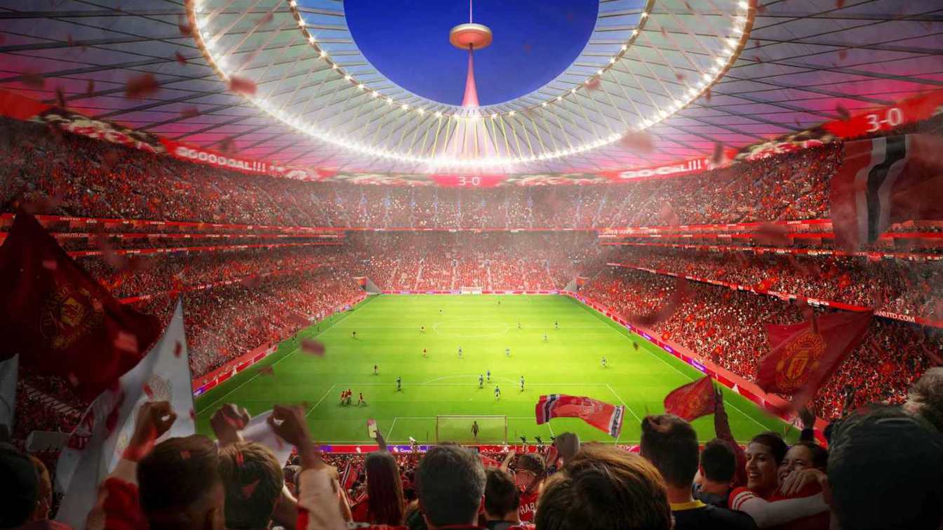 Design of New Trafford Stadium