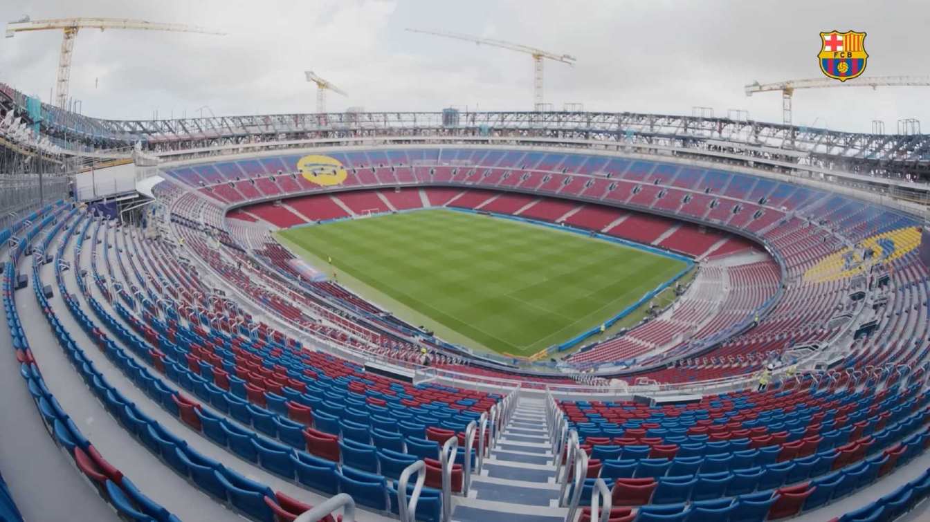Construction of Spotify Camp Nou