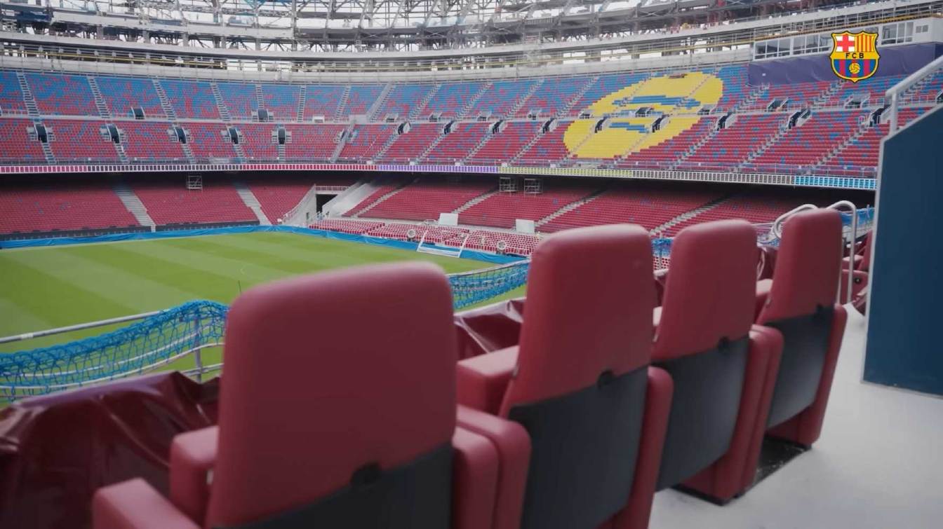Construction of Spotify Camp Nou