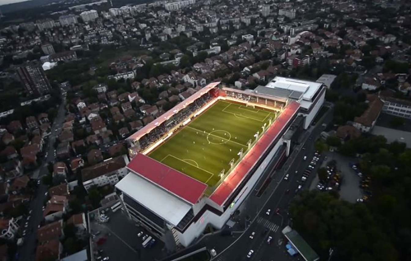 The mall on which the stadium is located was built on the site of FK Voždovac's former home.