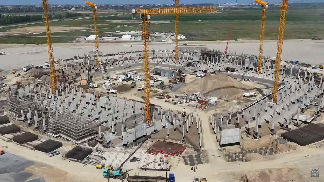 Construction of Nacionalni Stadion
