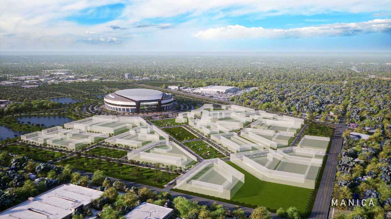 Design of Arlington Heights Stadium