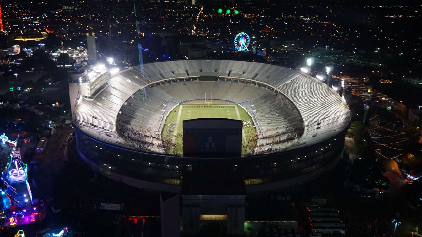 Cotton Bowl is the 15th largest football stadium on the planet.
