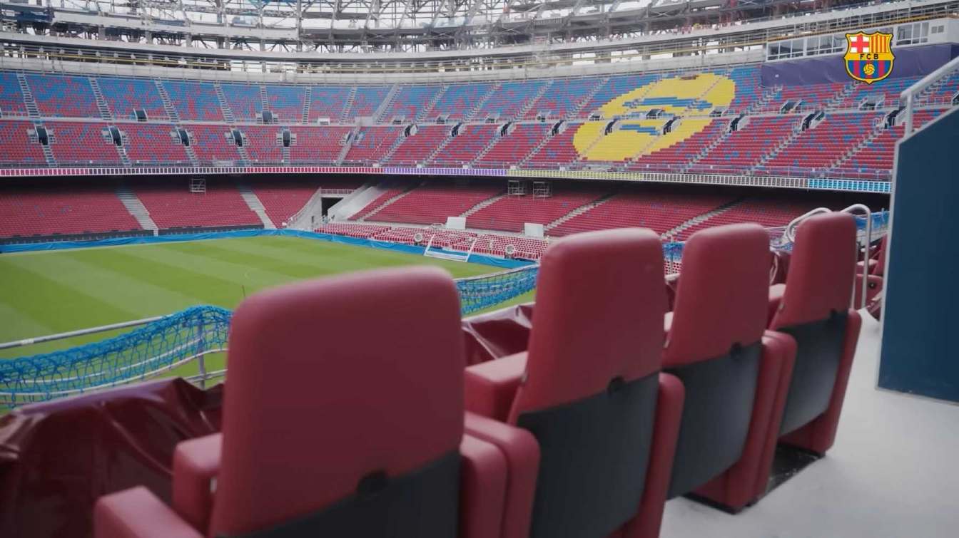 Construction of Spotify Camp Nou