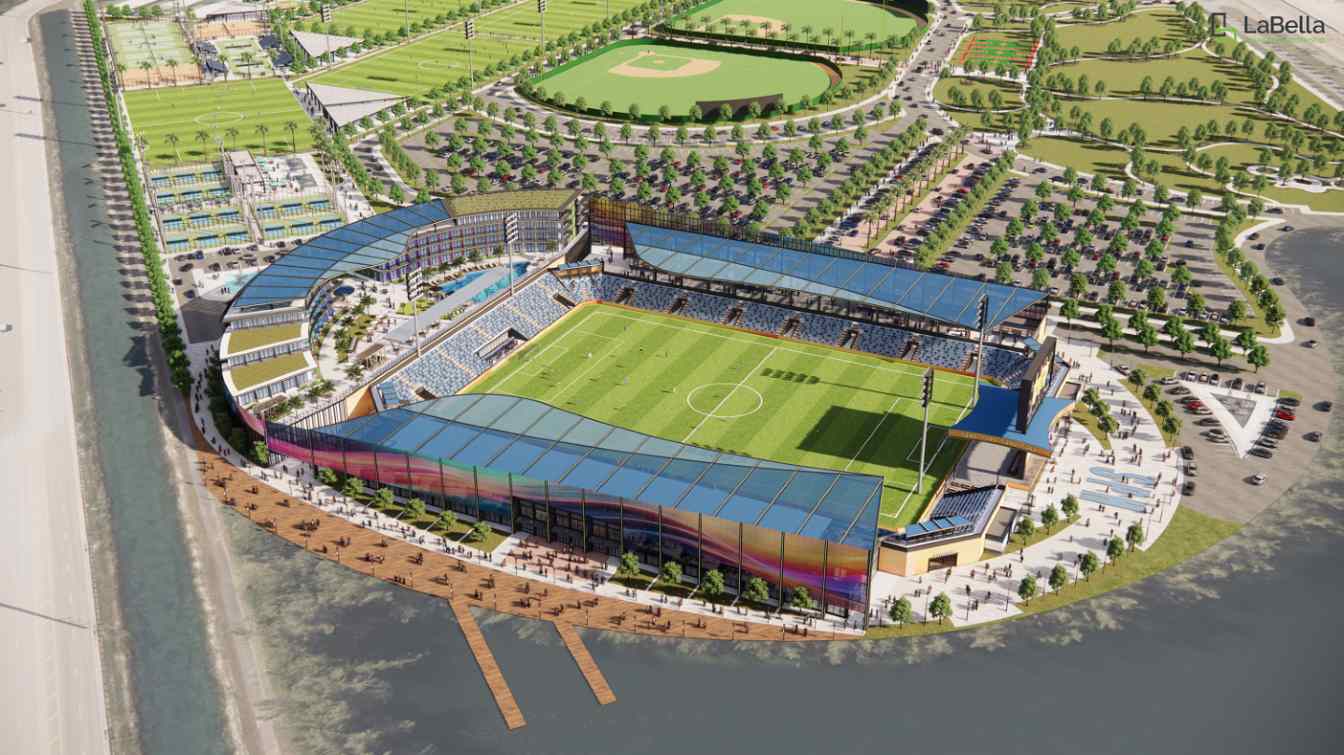 Design of Miami FC stadium