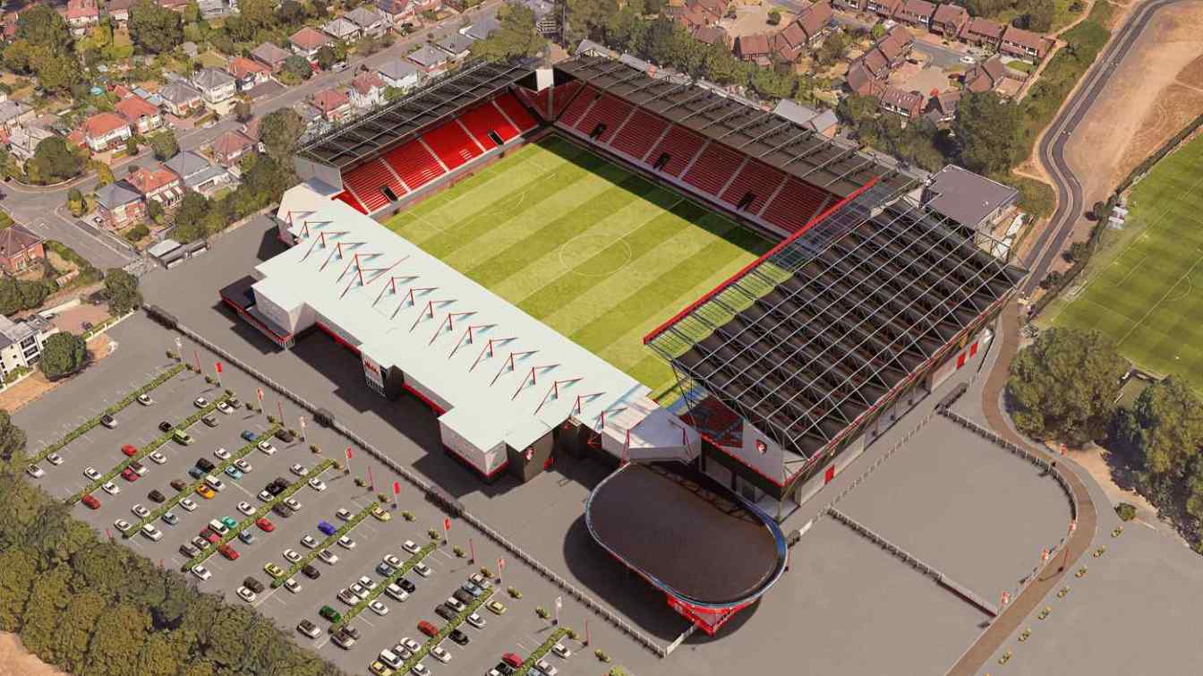 Design of Vitality Stadium