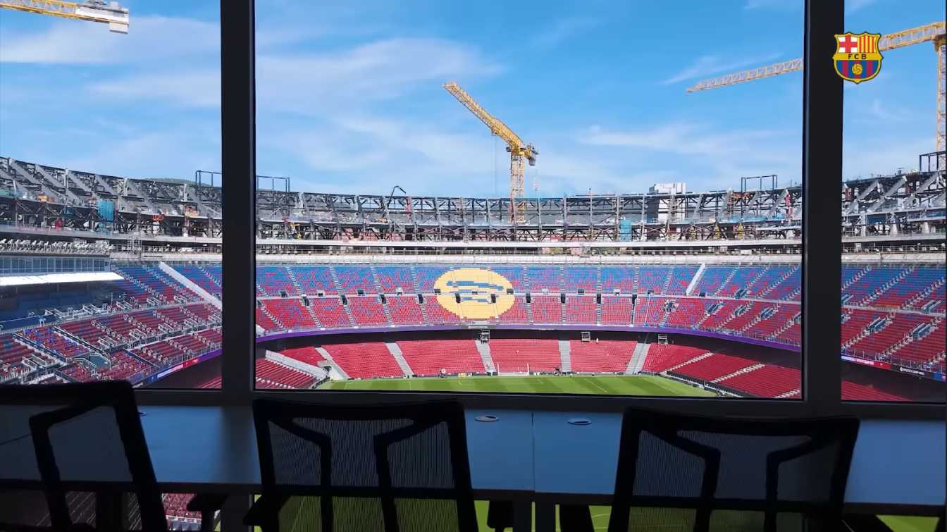 Construction of Spotify Camp Nou