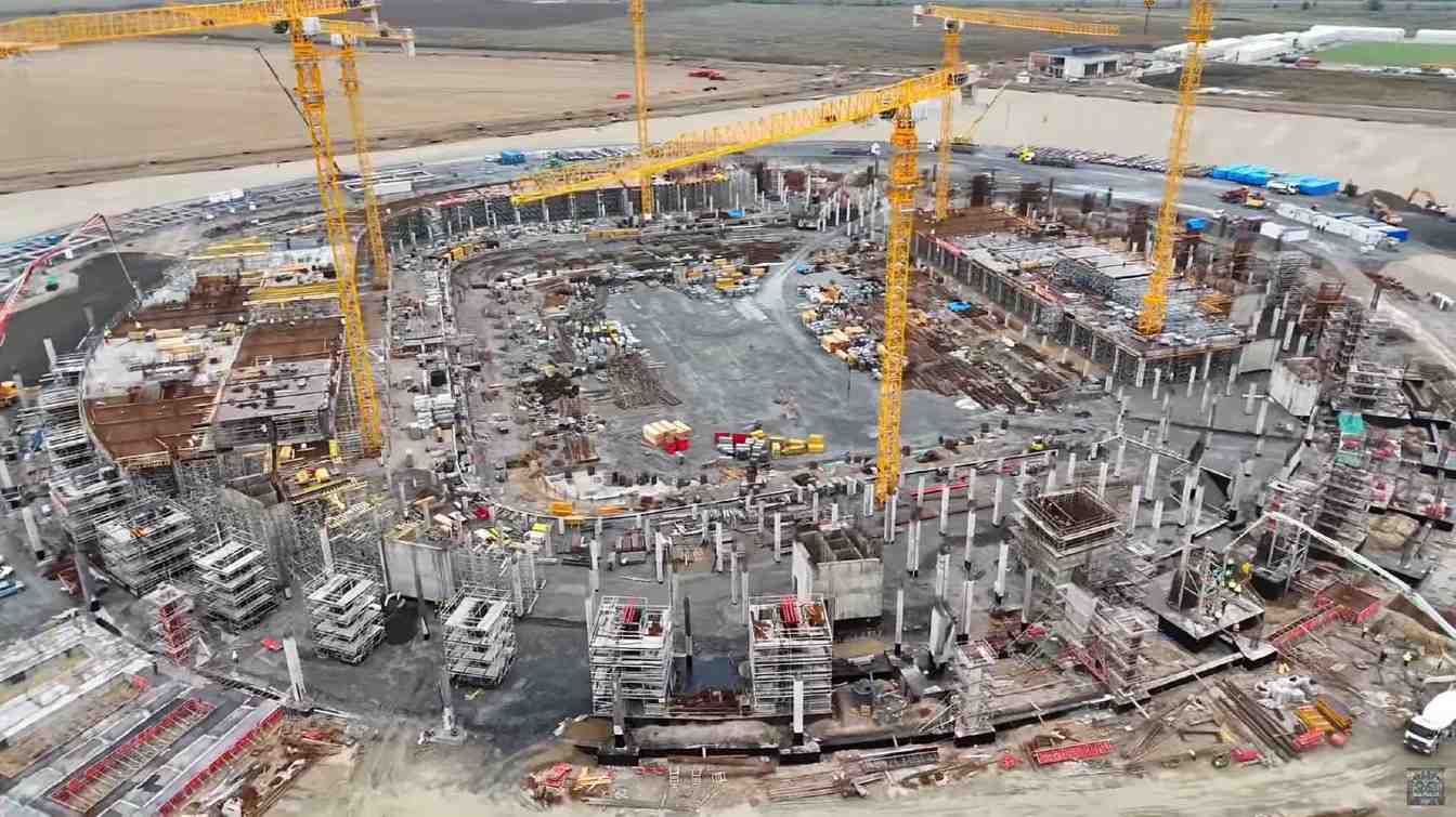 Construction of Nacionalni Stadion