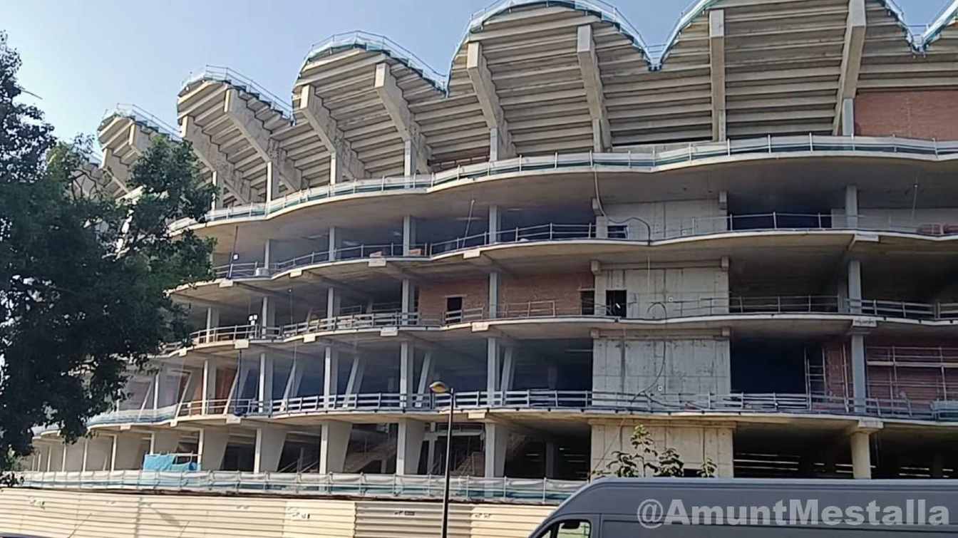 Construction of Nou Mestalla