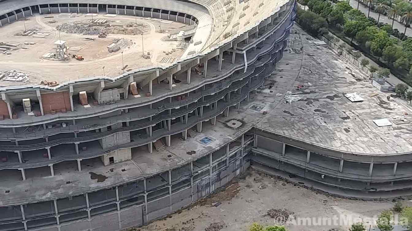 Construction of Nou Mestalla