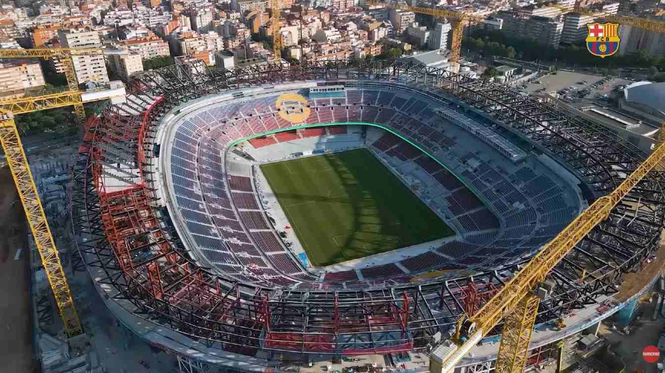 Construction of  Spotify Camp Nou