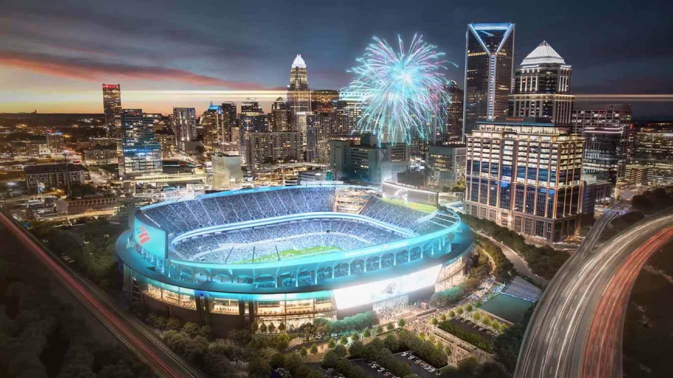 Design of Bank of America Stadium