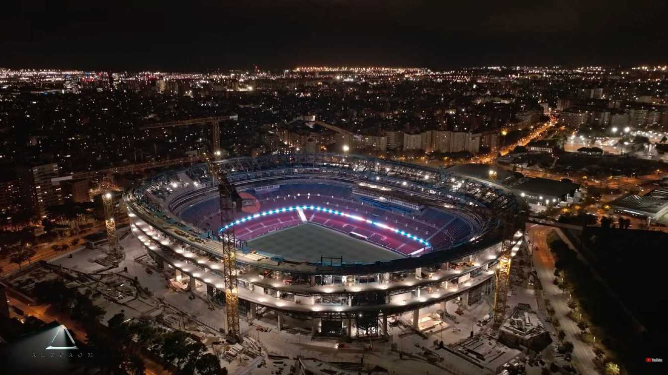 Construction of Spotify Camp Nou