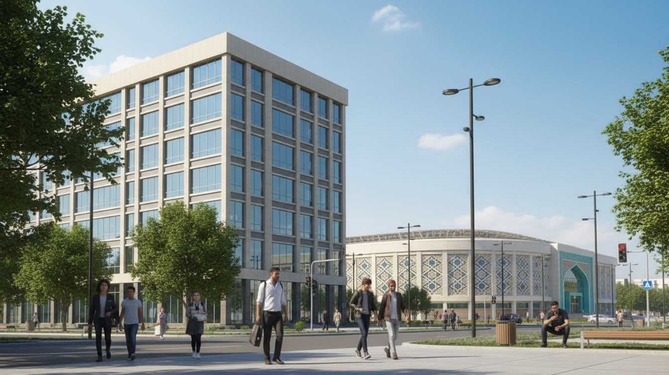 This is what a new stadium in Uzbekistan could potentially look like.