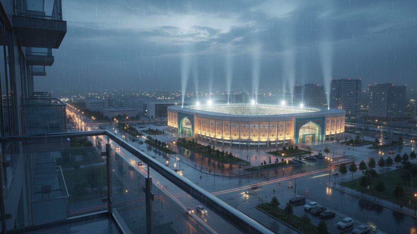 This is what a new stadium in Uzbekistan could potentially look like.