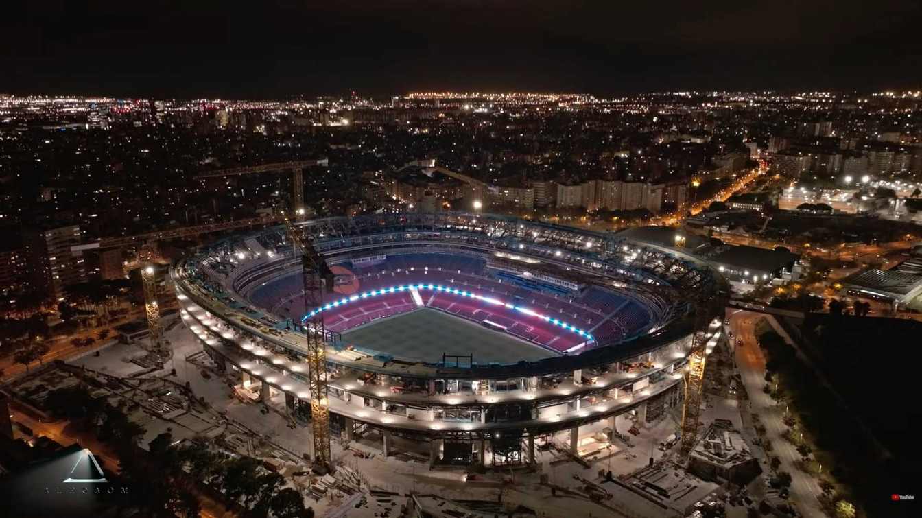 Construction of Spotify Camp Nou