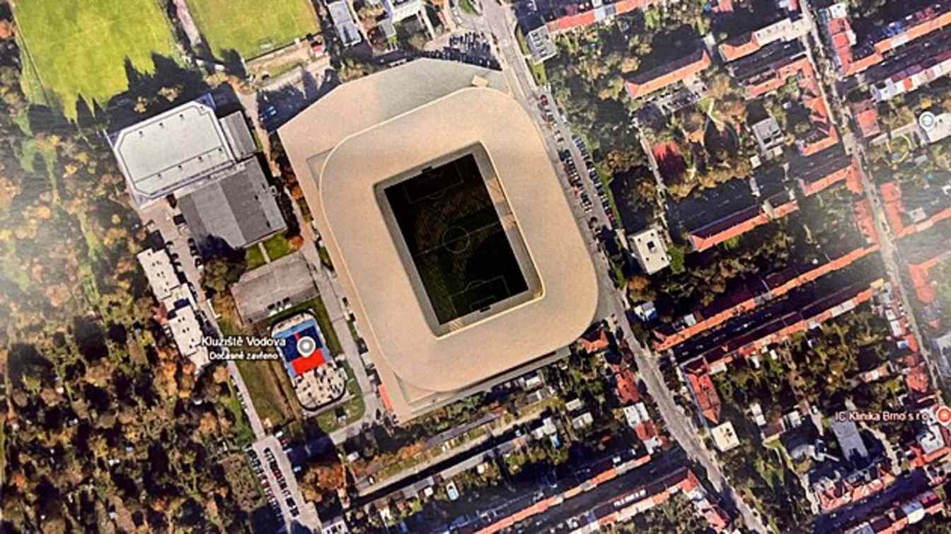 The new stadium in Brno will be more compact and comfortable, although its capacity will not change dramatically.