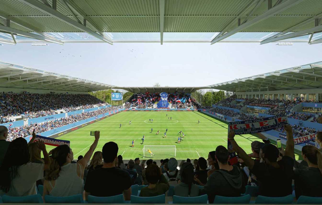The new stadium will accommodate more than 20,000 spectators and will therefore still rank among the smaller venues in the German league.