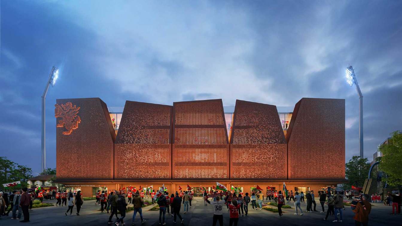 Design of STōK Cae Ras (Racecourse Ground)