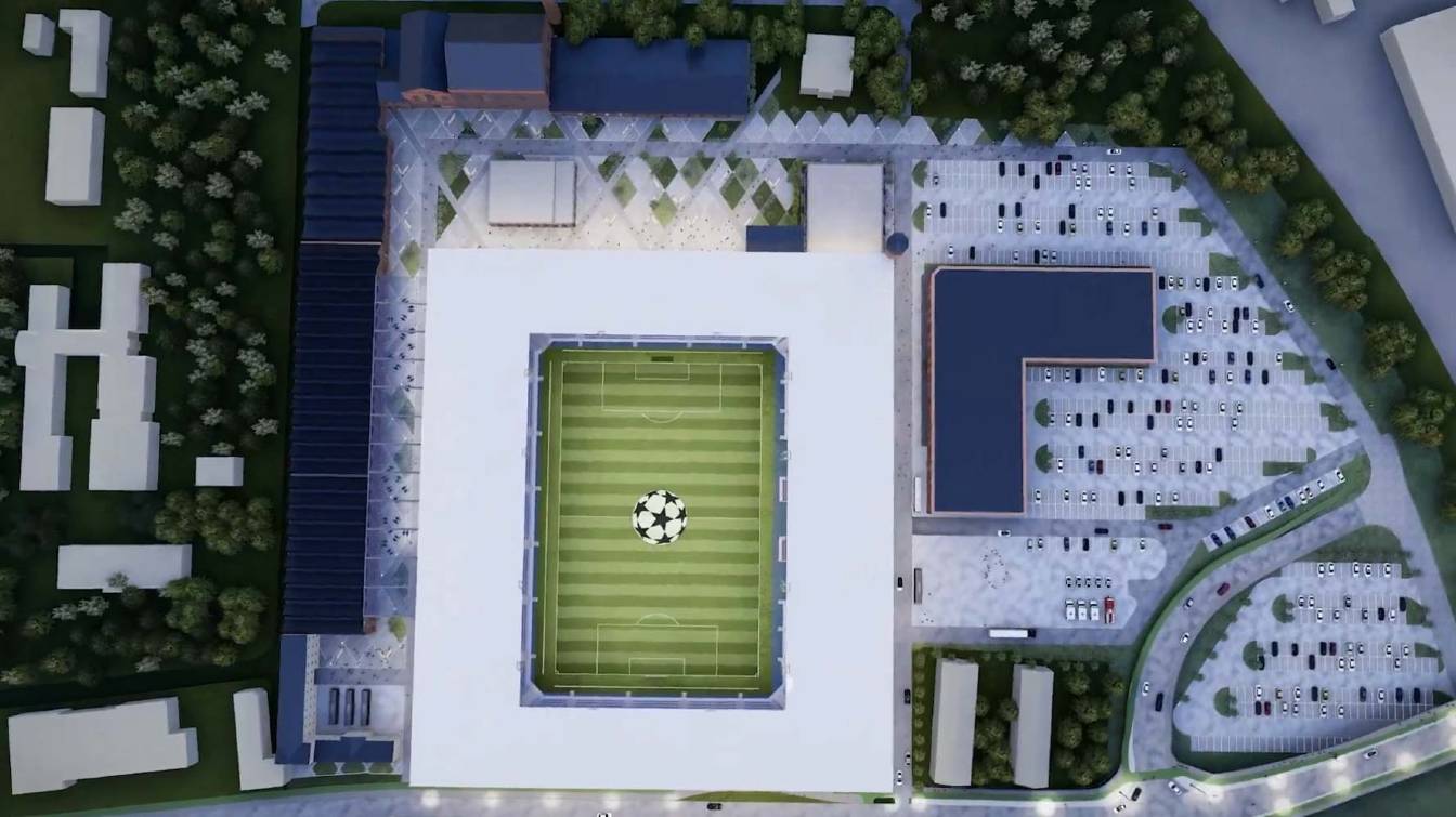 Design of Stadion Rakowa Częstochowa