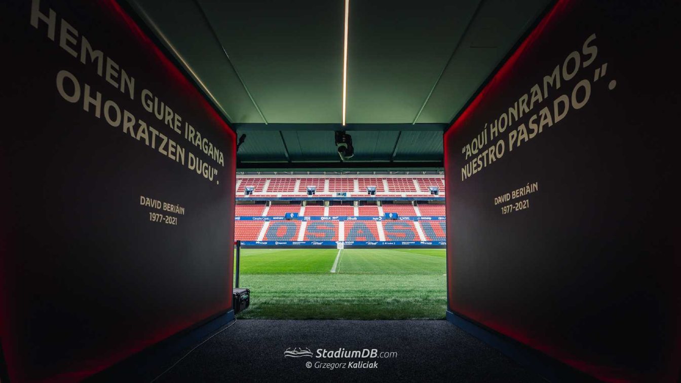 The concept focuses on the internal reorganisation of Osasuna's stadium.